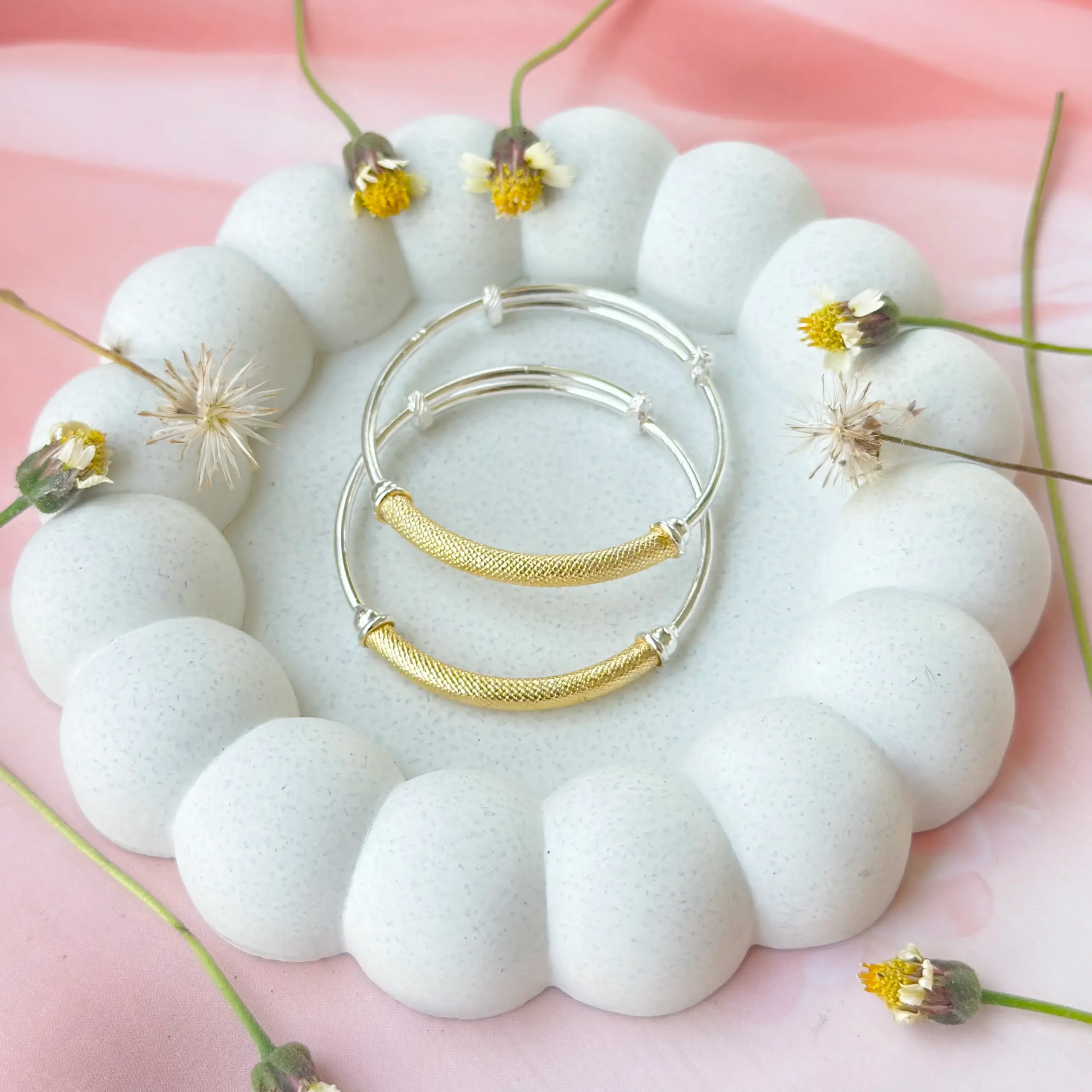 IMG_0132 Gold Silver Bangle - Image 1