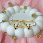 Panda Gold Polish Bangle