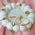 Panda Gold Polish Bangle - Image 2