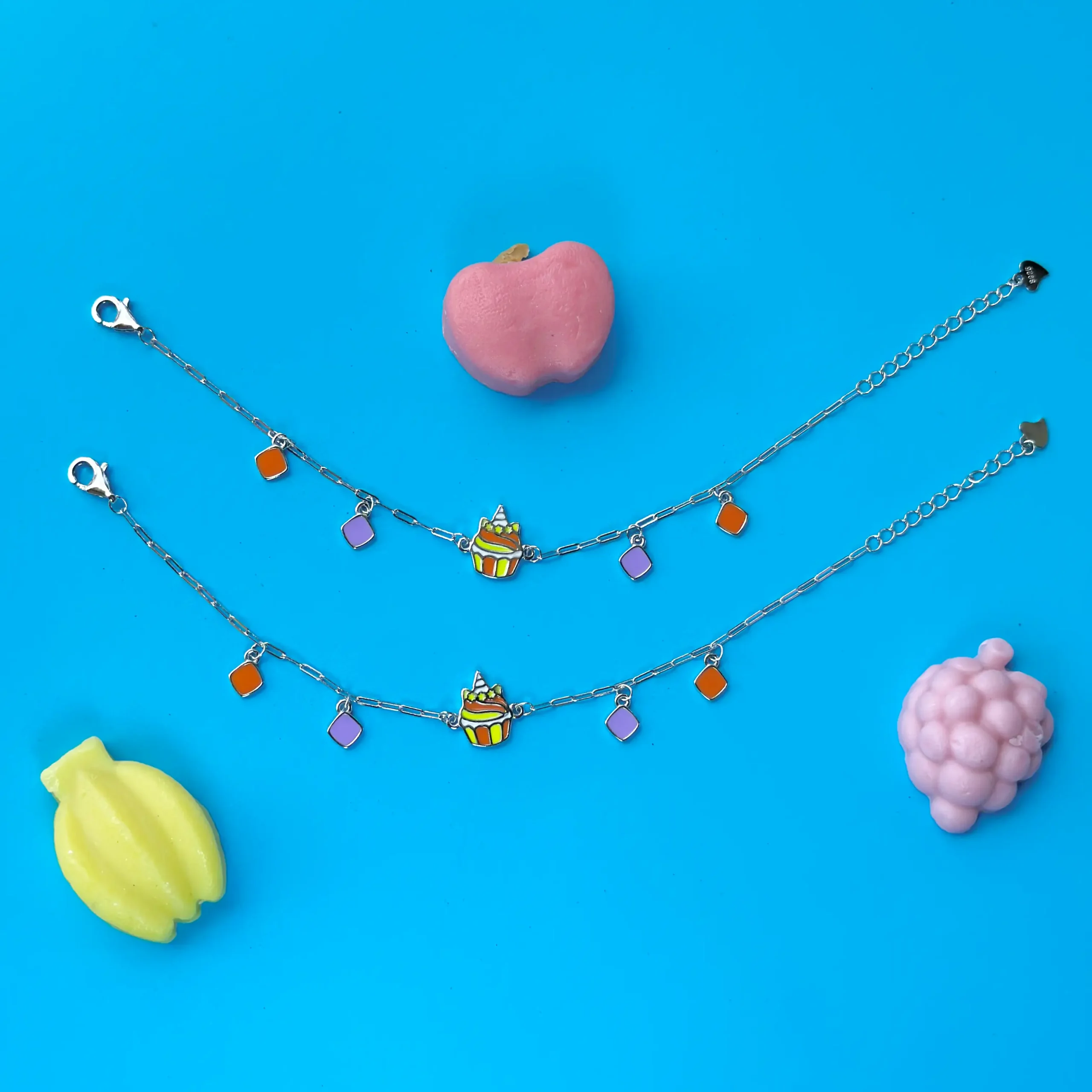 IMG_0642 Cupcake charms anklet - Image 1