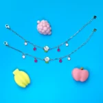 Parachute charms anklet