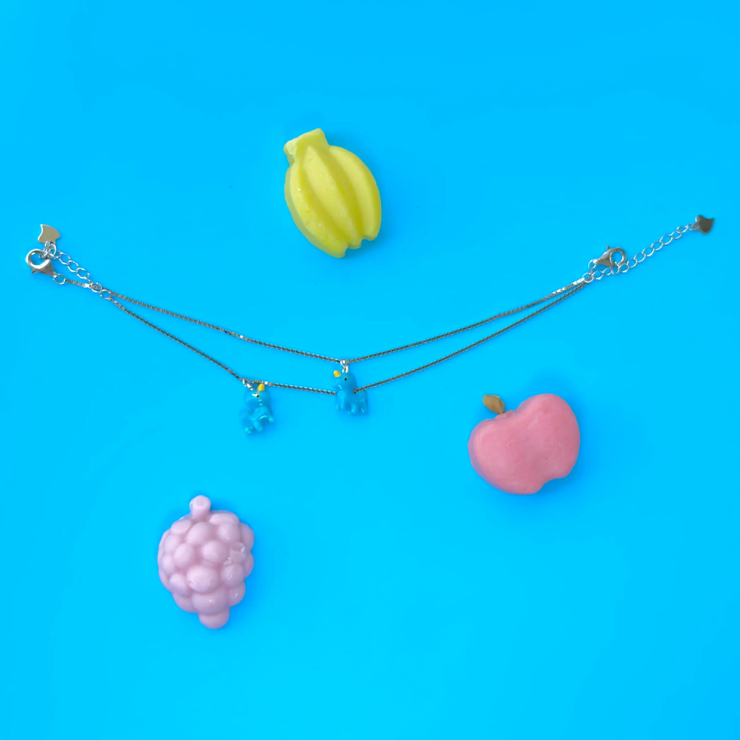 IMG_0703 Blue unicorn anklet - Image 1