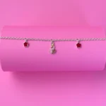 Pure 92.5 Silver Duck Charm Bracelet