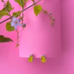 Yellow Duck Cartoon Earring