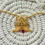 18K Gold Polish Puligoru Pendant - Elephant Motif