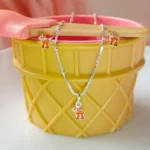 Deer pendantset with chain