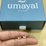 Rose Gold Silver Studs