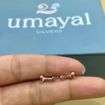 Rose Gold Silver Studs
